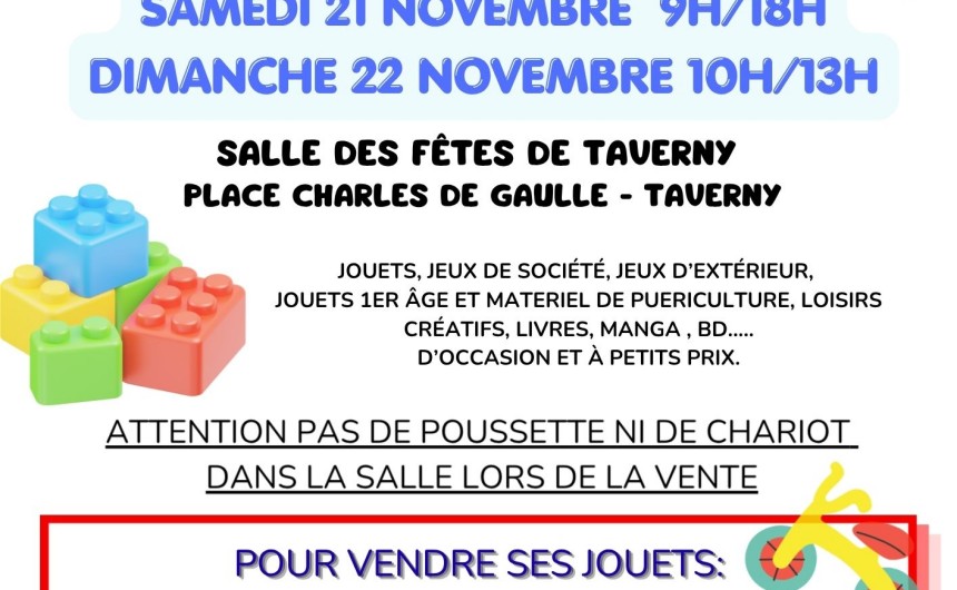 Bourse aux jouets et livres enfants 2026